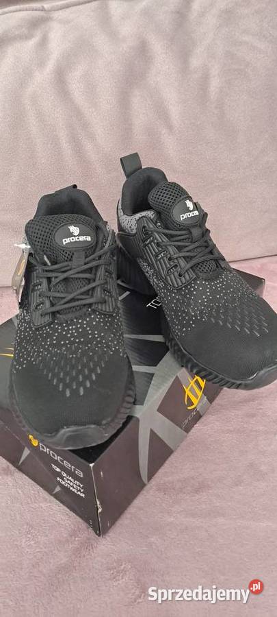Buty robocze 40 półbuty z noskiem lekkie nowe czarny sprzedam