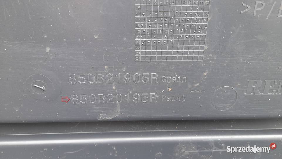 RENAULT CLIO IV SPOILER DOKŁADKA ZDERZAK TYŁ