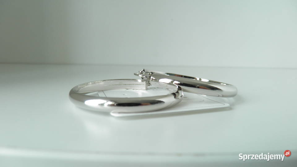 Kolczyki koła rodowane świętokrzyskie Sandomierz sprzedam