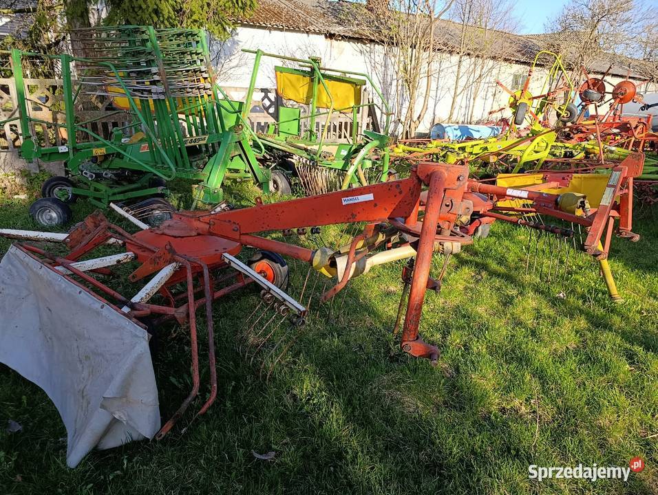 Przewracarka Claas Deutz fahr zgrabiarka Zgrabiarki i przetrząsacze mazowieckie Rawica Nowa