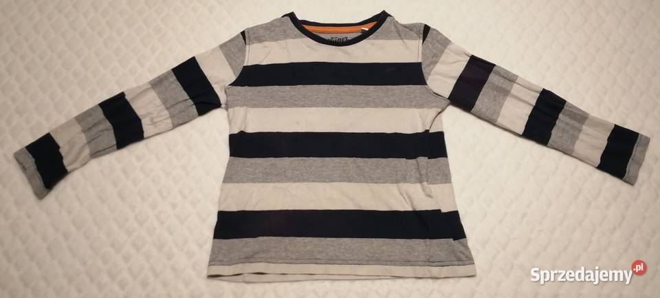 Koszulka chłopięca długi rękaw CA 116 paski Czeladź