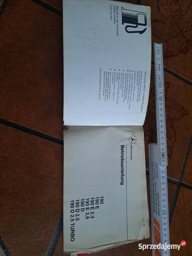 Instrukcja obsługi Mercedes 190 w201