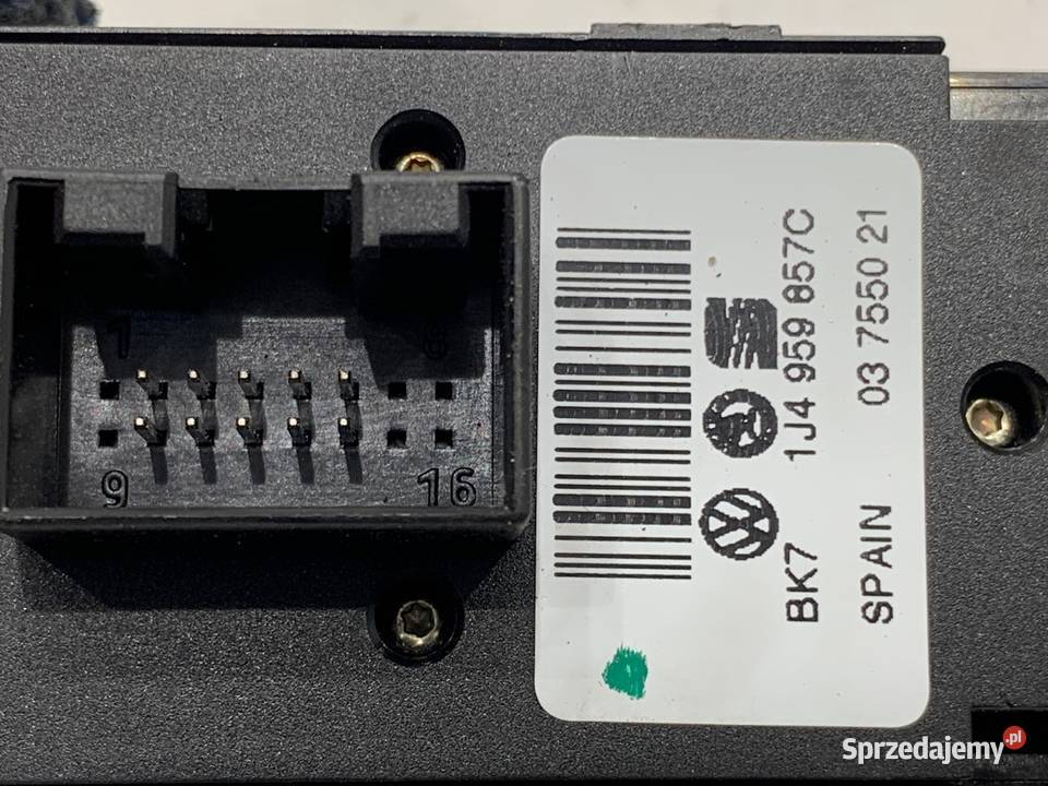 PRZEŁĄCZNIK SZYB SKODA OCTAVIA I 1J4959857C 9610 Mechanizmy opuszczania szyb