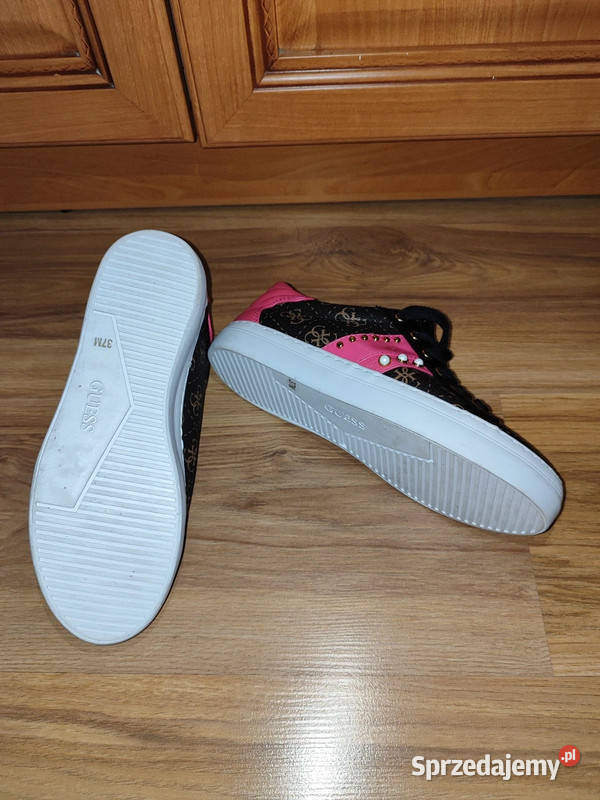 Guess Sneakersy Grassey5 FL7GR5 FAL12 Brązowe Stalowa Wola