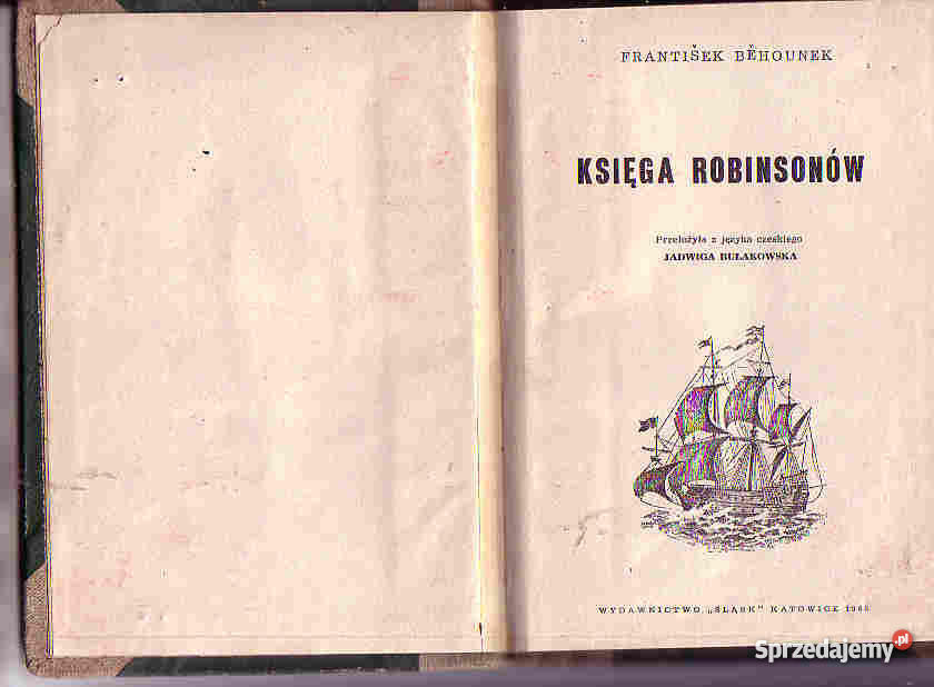 3570 KSIĘGA ROBINSONÓW FRANTIŚEK BEHOUNEK Czyrna