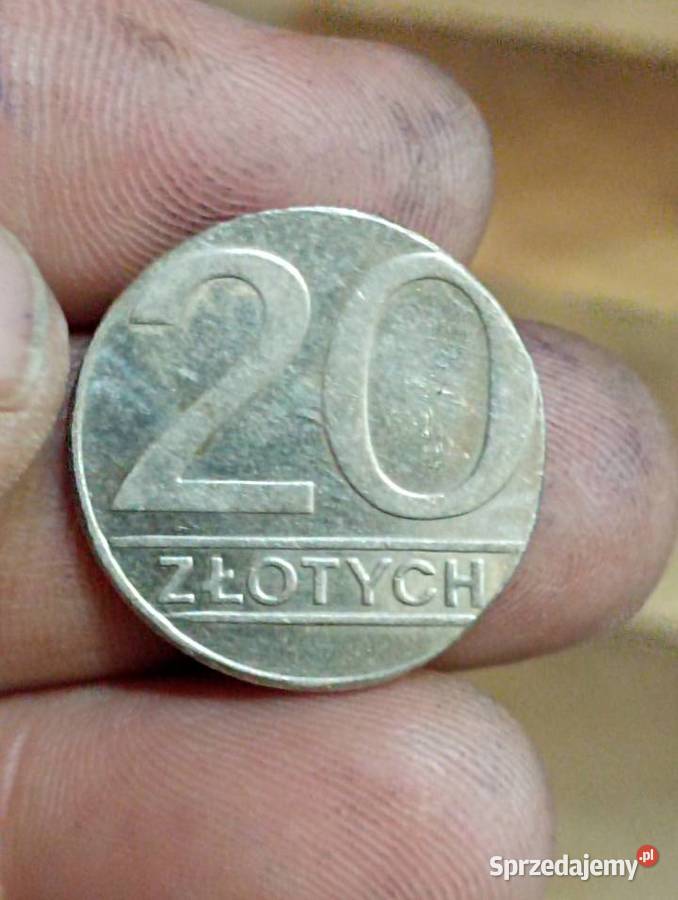Sprzedam monete destrukt 20 zloty 1990 Numizmatyka lubelskie Chełm