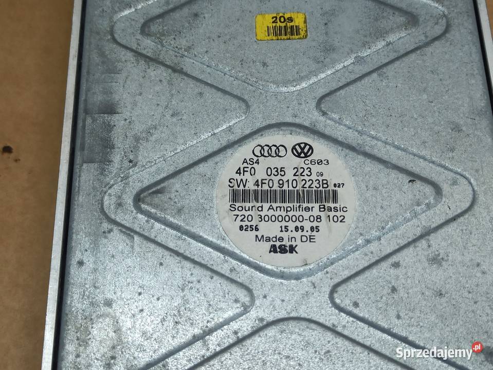 Audi A6 C6 Wzmacniacz Audio 4F0910223B Bolesławiec