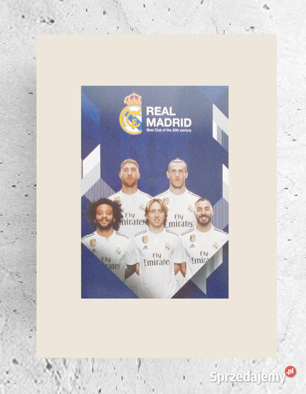 piłkarze real madrid plakat Bale Modrić Ramos Rzeszów