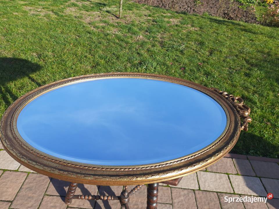 owalne lustro z kokardką Made in Belgium Mielnica Duża sprzedam