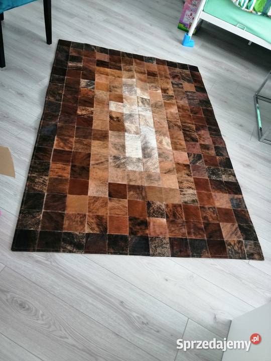 Dywan patchwork z krowy PIĘKNY Zakopane