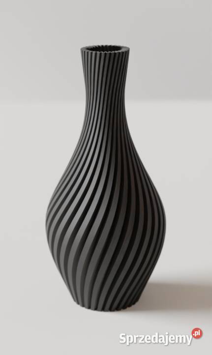 Wazon na kwiaty spiralny nowoczesny Unikat łódzkie Łódź