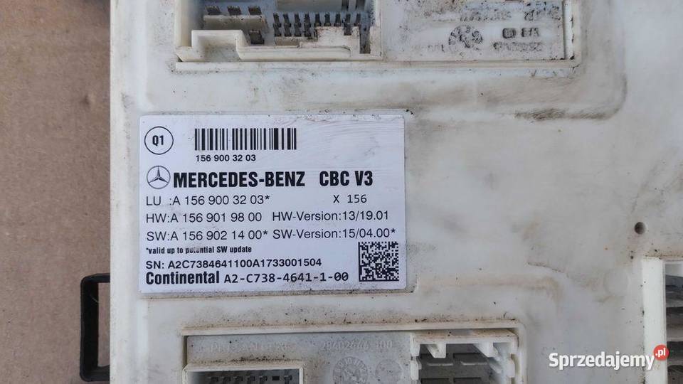 Moduł Komfortu BCM Sterownik Mercedes W117 CLA