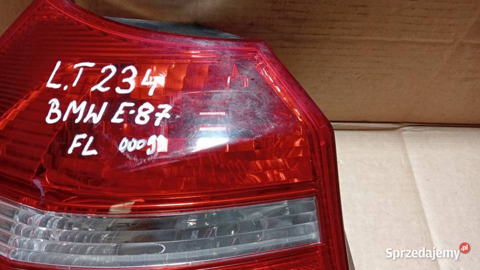 BMW E87 FL HB LAMPA TYŁ LEWA Światła stop Zbierkowo