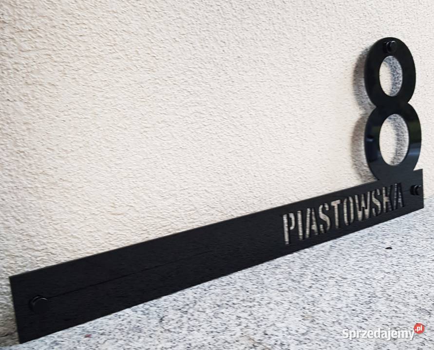 Tabliczka adresowa numer domu ulica śląskie Częstochowa