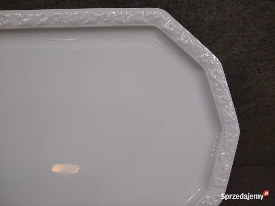 Półmisek do ryb Rosenthal Biała Maria 34 wielkopolskie Kalisz