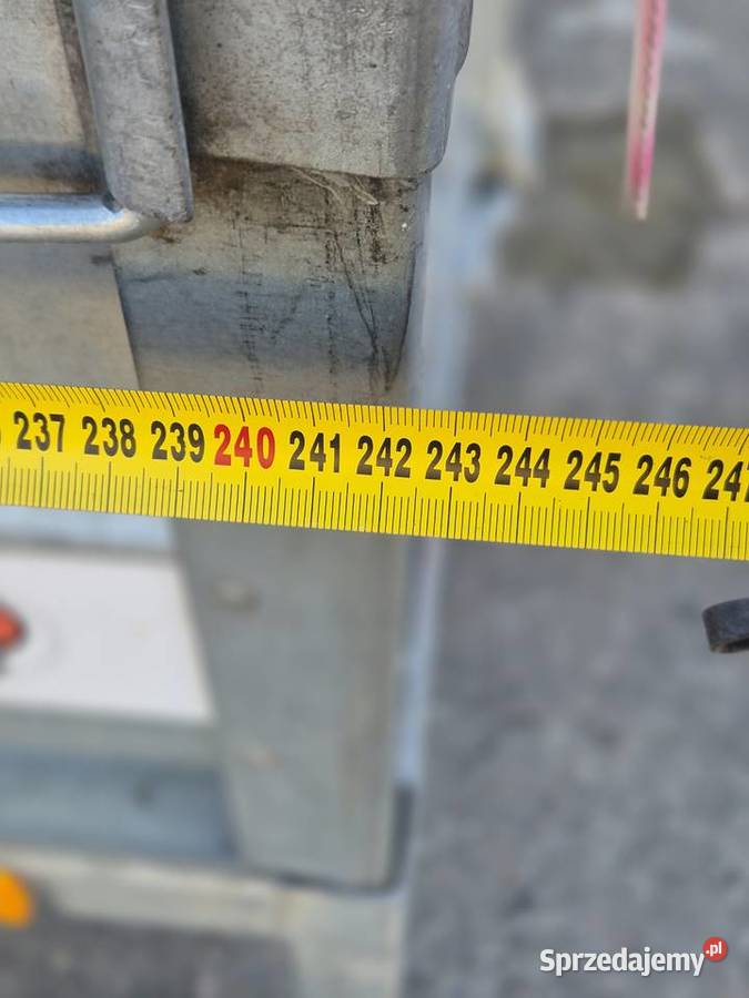 Przyczepka lekka Boro uchylna 750 Burtowe i plandeki Stara Dąbrowa