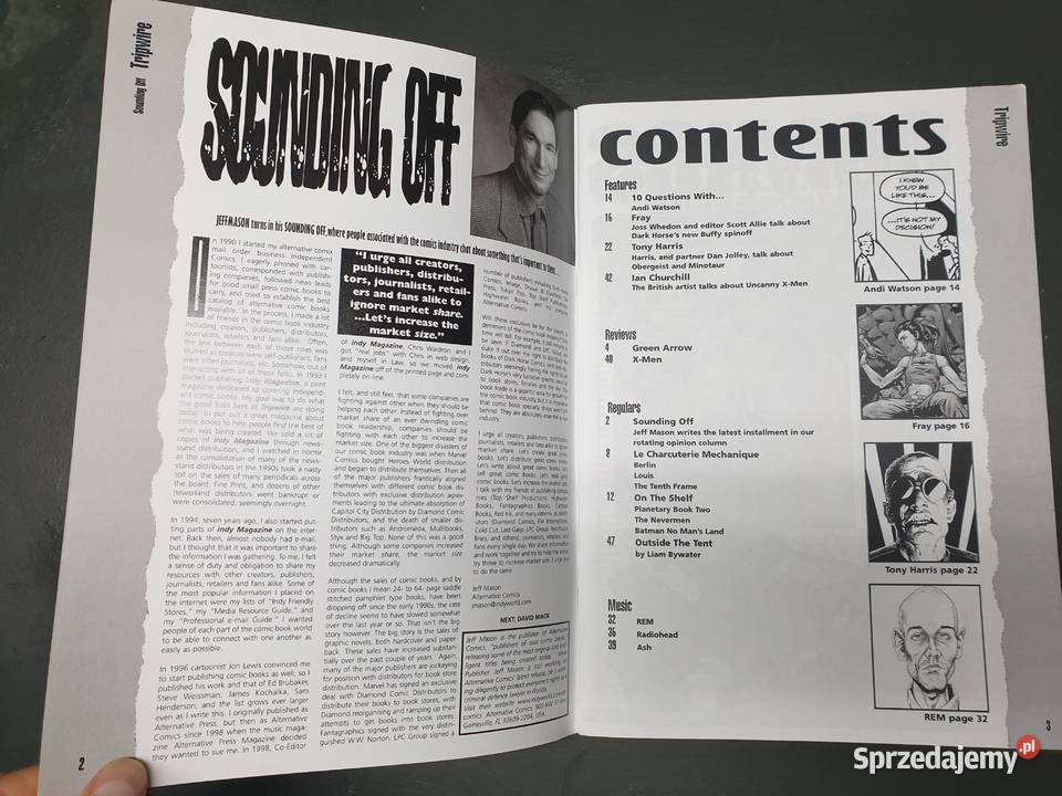 Trip Wire 6 Magazyn Komiksowy XMen Obergeist Komiksy Gdynia sprzedam