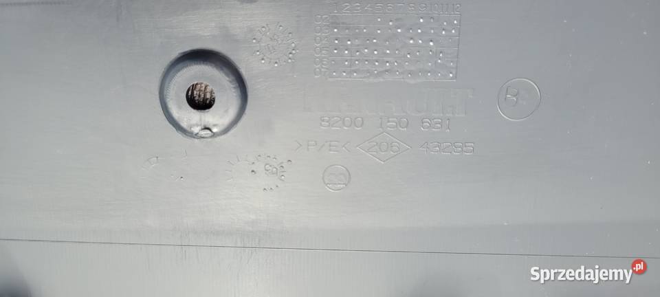 LISTWA NAKŁADKA ZDERZAKA TYŁ KANGOO I LIFT NOWA śląskie Ruda Śląska