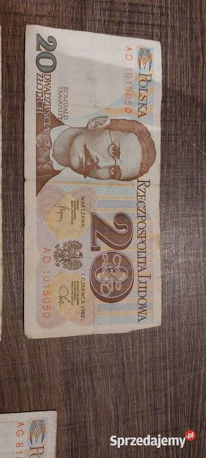Sprzedam banknoty 20zl Antyki, Sztuka, Kolekcje Wrocław