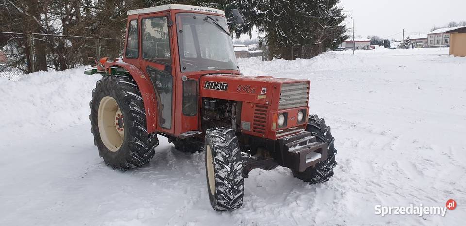 Ciągnik Fiat 670 napęd 4X4 Kabina rolniczo Fiat Tarnogród sprzedam