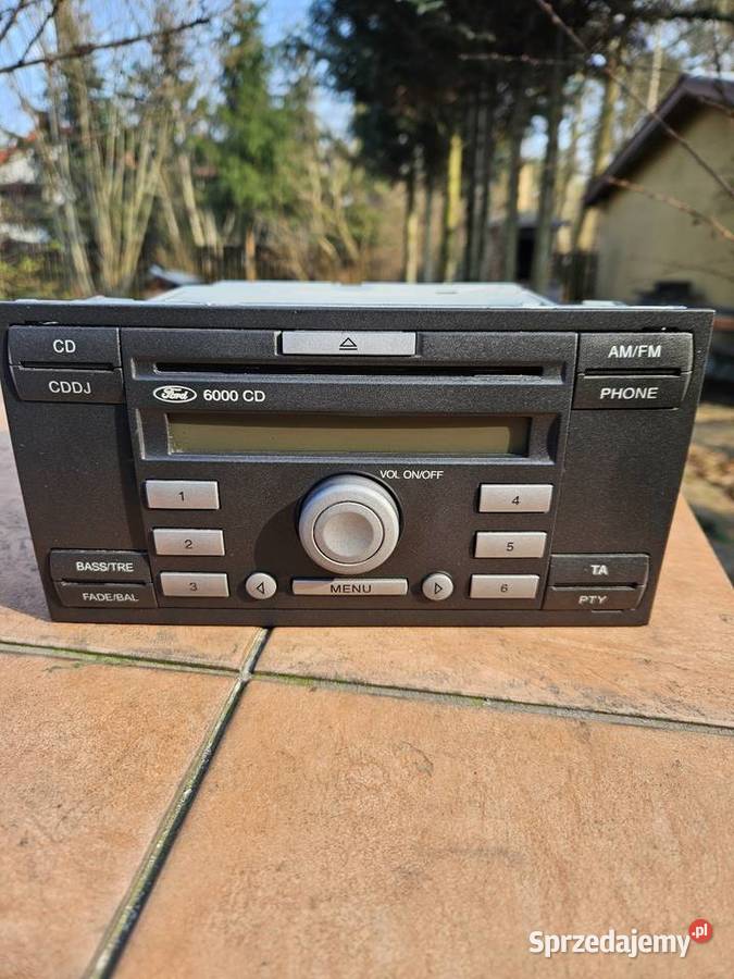 Radio orginalne ford z kodem Car audio Klembów