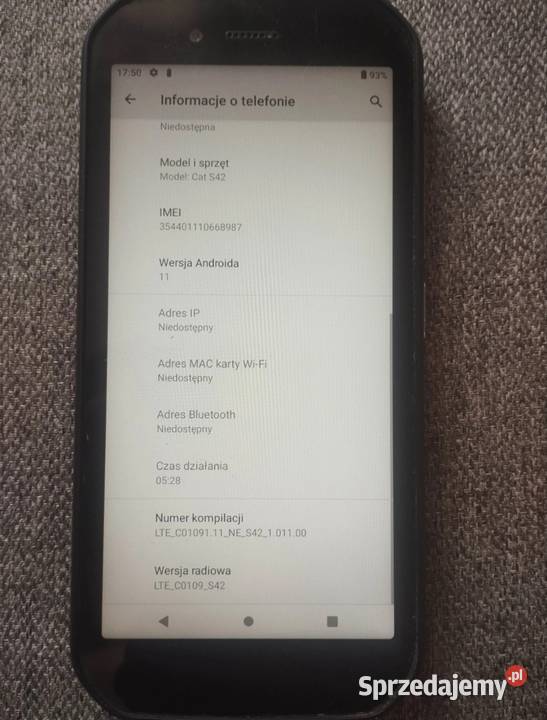 Cat s42 ultra wytrzymały dolnośląskie Jelcz-Laskowice sprzedam