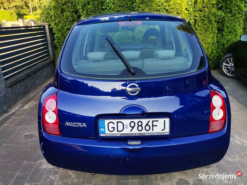 Nissan Micra 12 benzyna 2003 pomorskie
