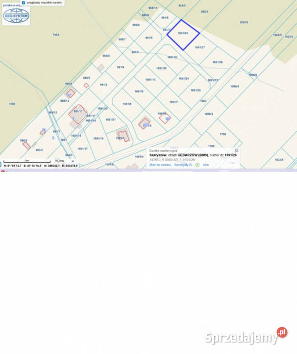 Sprzedaż działek 123zł/m2 Magierów