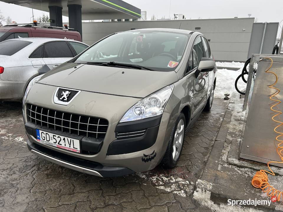 Peugeot 3008 16HDi 2009r Oszczędny dużym kupiony w polskim salonie pomorskie Gdańsk