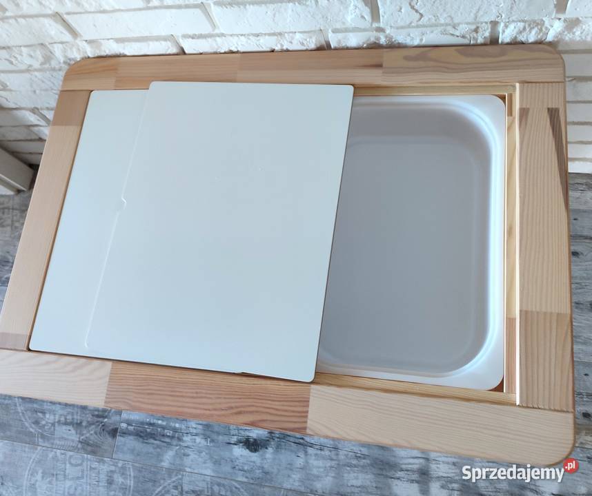 Stolik dziecięcy Flisat pojemniki Ikea Katowice