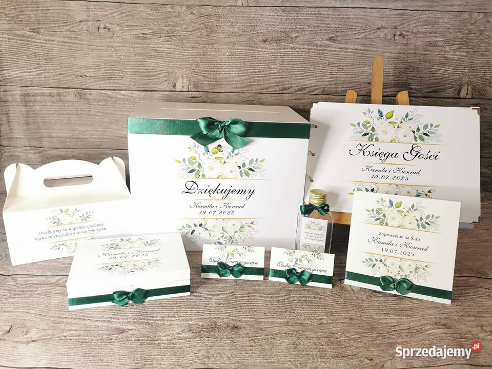 Zaproszenia ślubne dodatki na ślub wesele Poznań