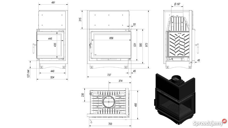 KratkiZUZIA 16 prawy BS DECO Piece i kominki mazowieckie Góra Kalwaria