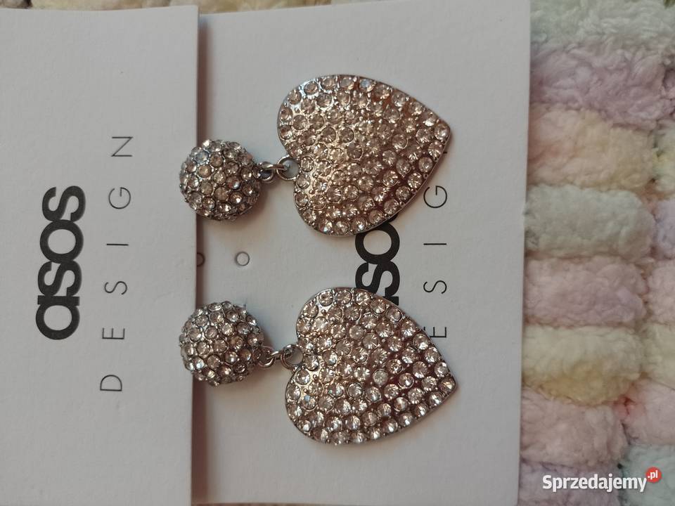 ASOS Bogato zdobione kolczyki z Londynu serca małopolskie Kraków