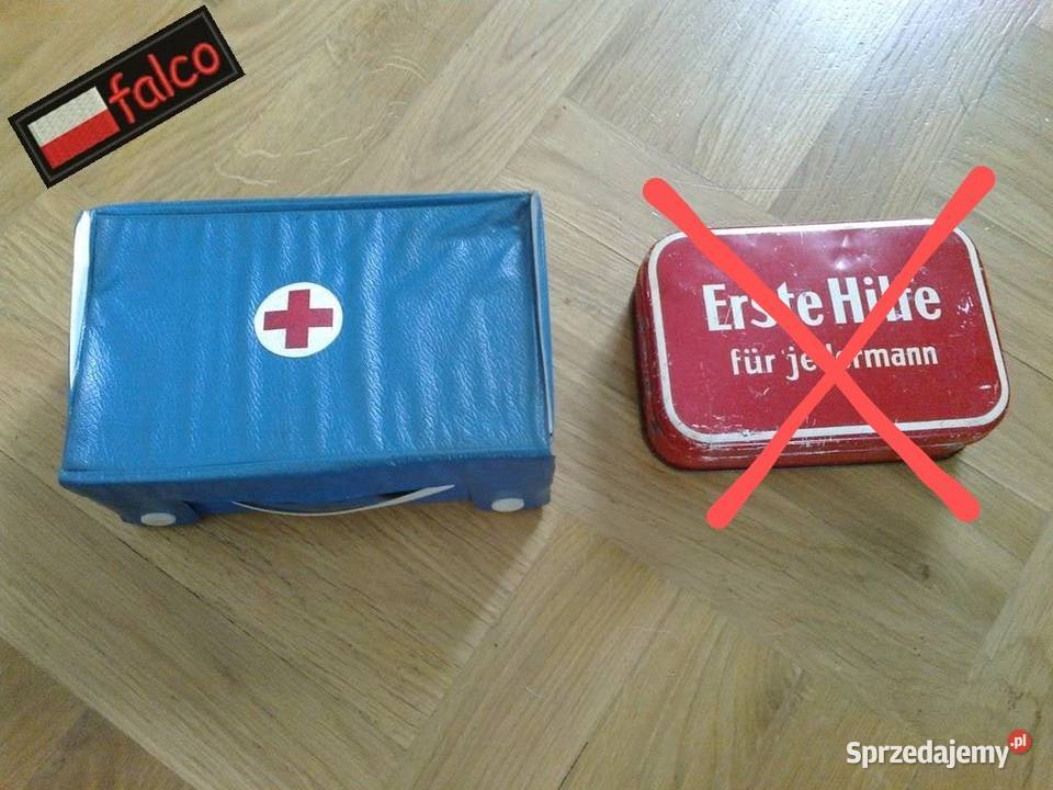 Apteczka niemiecka DDR RFN zabytkowa z lat 60 70