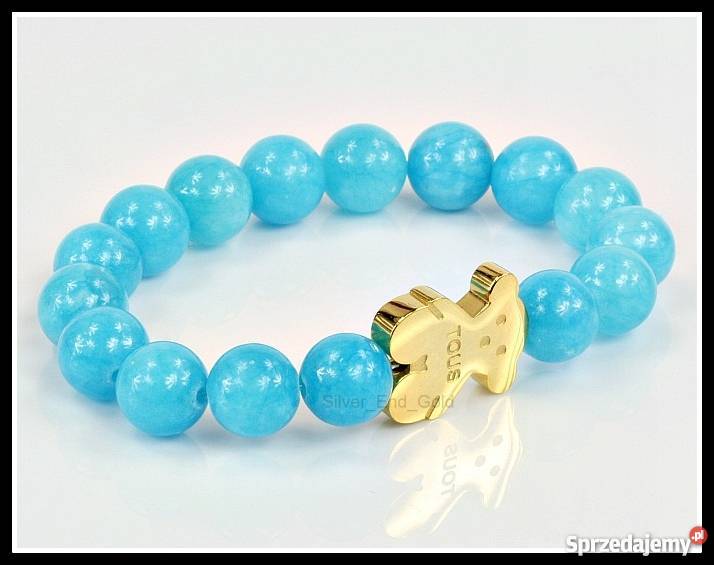 Bransoletka TOUS Niebieskie Kulki NOWOŚĆ Okazja pozłacane Wrocław sprzedam