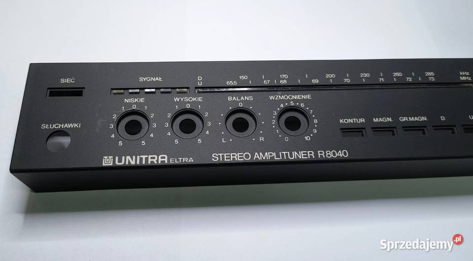 Front amplitunera R8040 Unitra ELTRA nowy Gdańsk