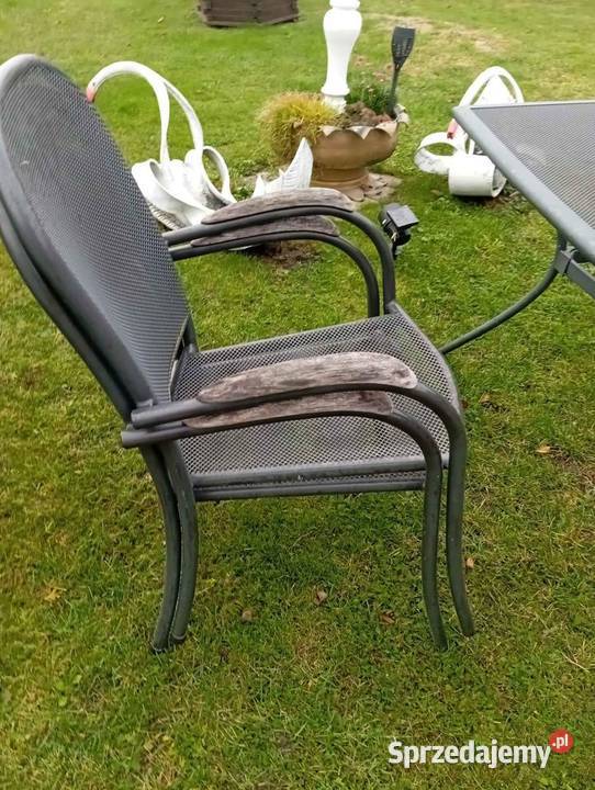 Sprzedam komplet mebli ogrodowych z metalu Podławki