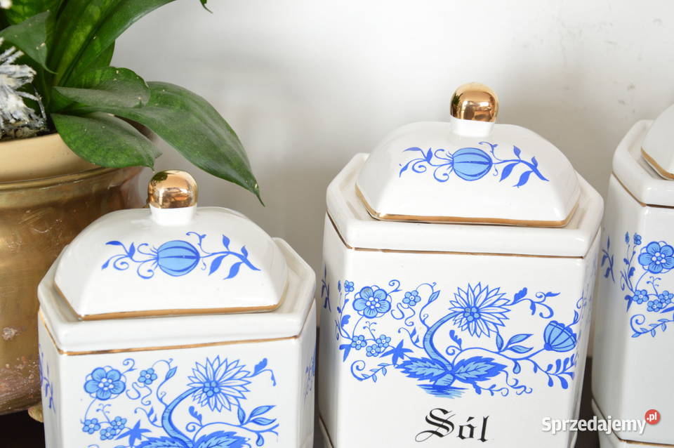 piękne pojemniki na przyprawy ceramika Chodzież Jastrzębie-Zdrój sprzedam