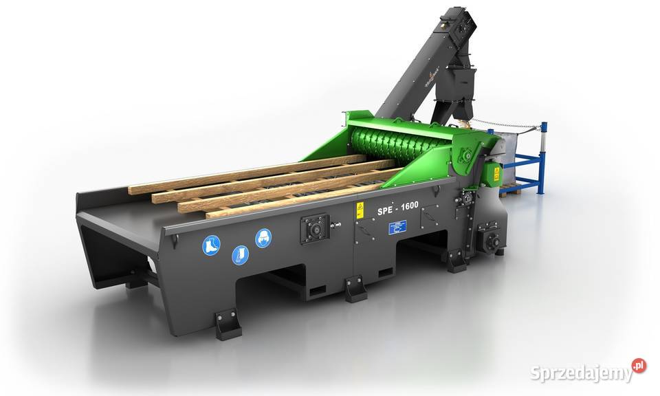 Rozdrabniacz Rębak do palet zrębki płyt z drewna Kożuchów