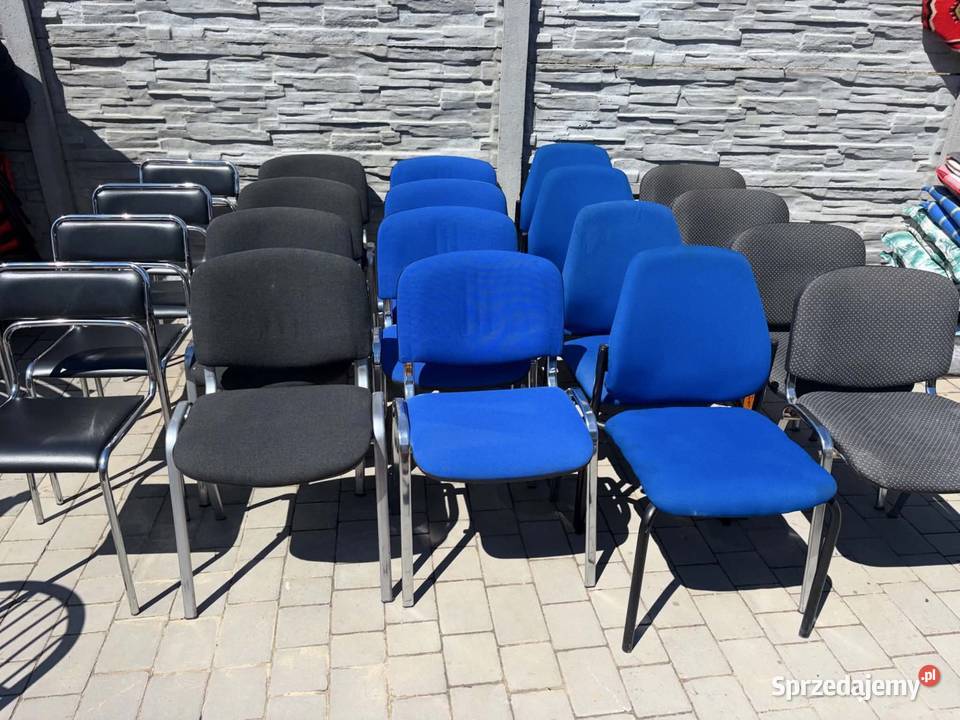 4 Krzesła wkładane jedno w drugieRozne wielkopolskie Ostrów Wielkopolski