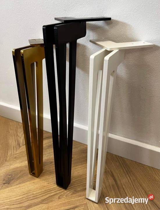 Biała Noga metalowe Nogi loft Stolik kawowy 45 Nogi i nóżki małopolskie