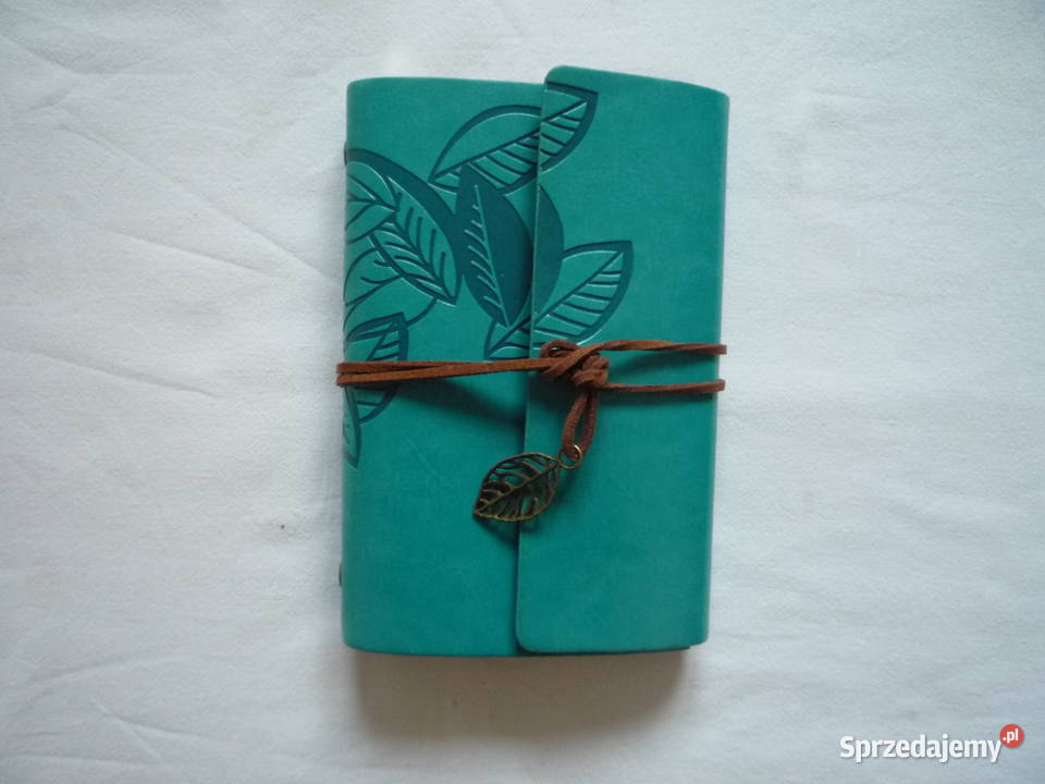 Notatanik turkusowy w stylu vintage Szczecin