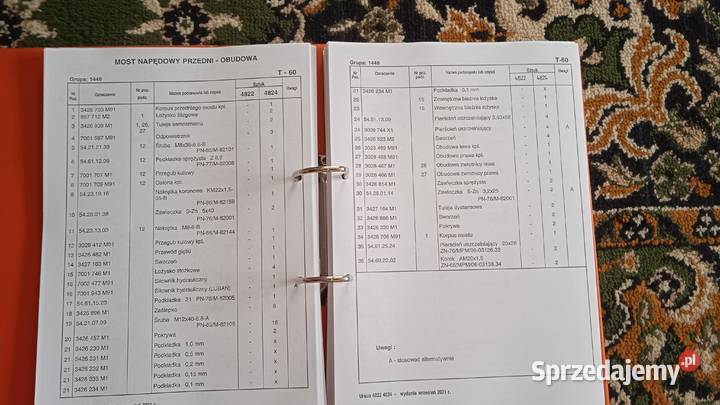 Katalog części zamiennych ciągnik rolniczy Ursus Lublin