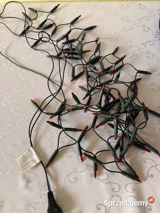 Lampki Choinkowe Goliat 100 lampek 55m Czerwone