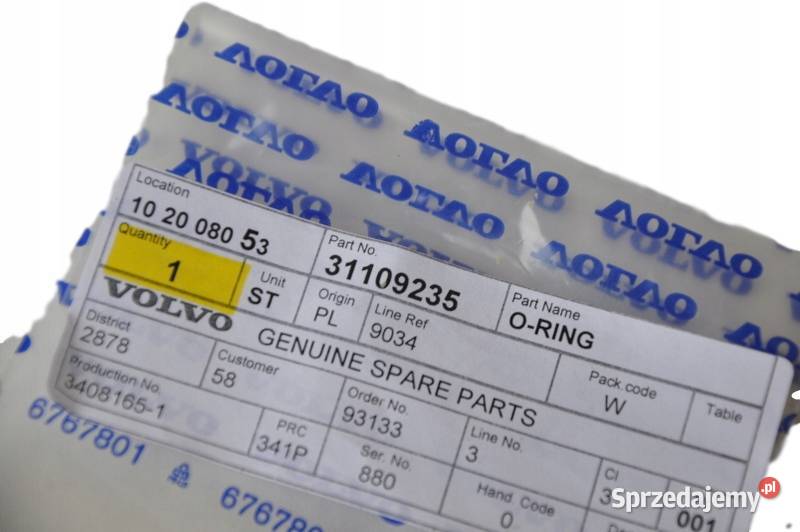VOLVO S60 V70 XC70 S80 oring magistrali wodnej Bielany Wrocławskie