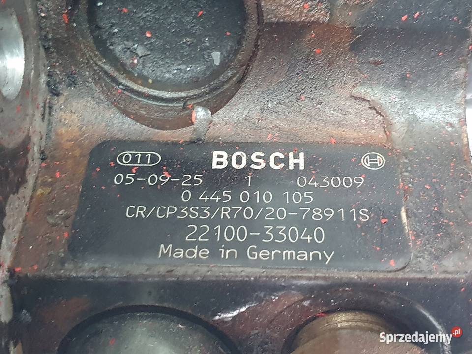 POMPA WTRYSKOWA Toyota Auris Corolla Yaris 14 Chełm sprzedam