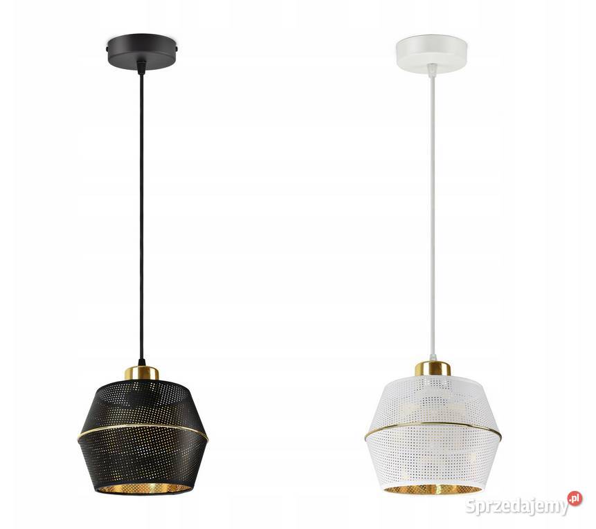 Lampa Wisząca Żyrandol Ażurowy Biały Czarny Choroszcz sprzedam