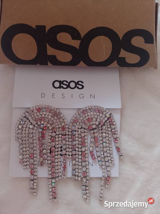 ASOS Ekskluzywne długie bogato zdobione kolczyki Kraków