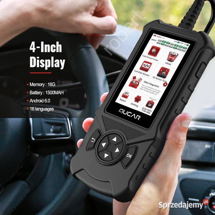 Diagnoskop Tester Skaner OBD2 Mucar CDE900 Siedlce