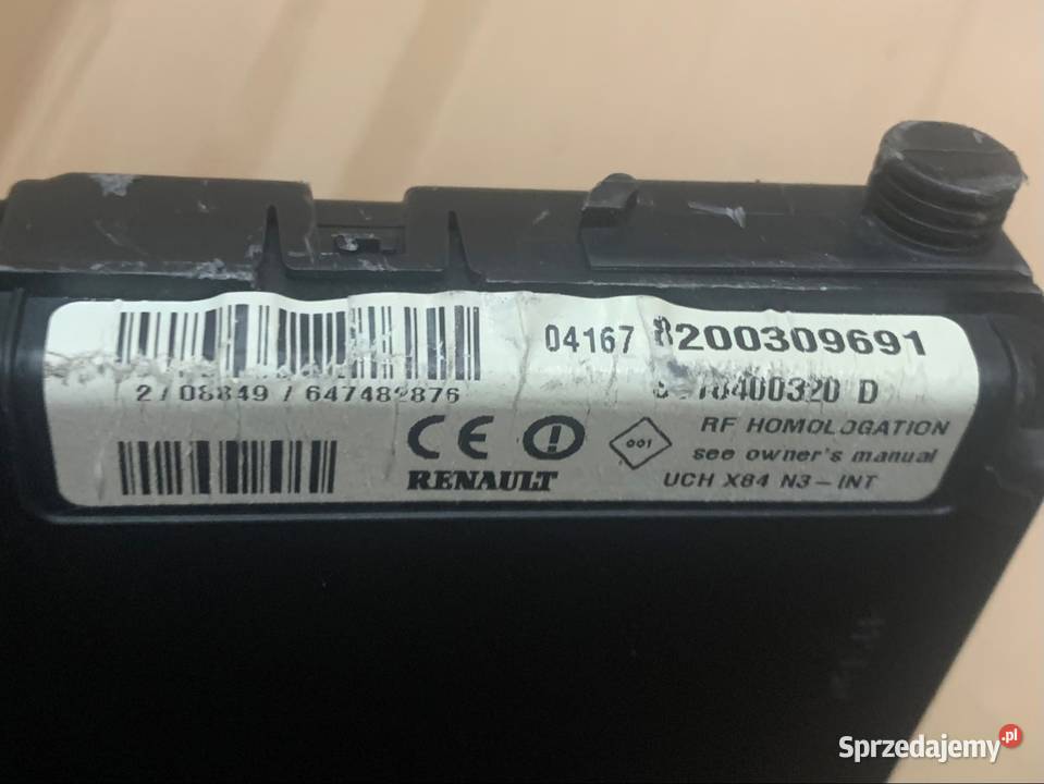 8200309691 moduł komfortu uch x84 n3Int renault osobowe Komputery zachodniopomorskie Szczecin